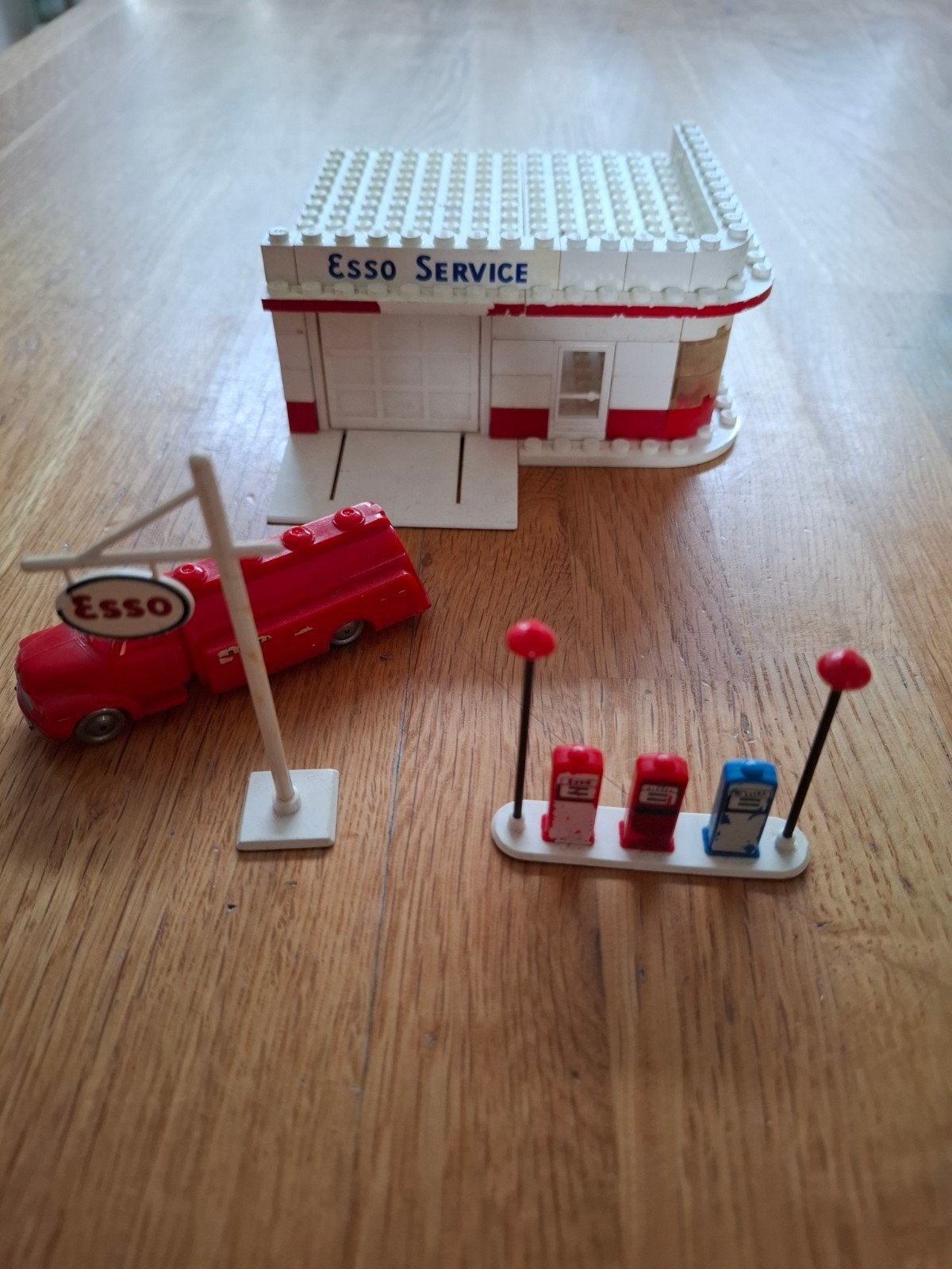 lego 310-5 esso filling station 1957, Gebruikt, Overige thema's, Lego, Overige typen