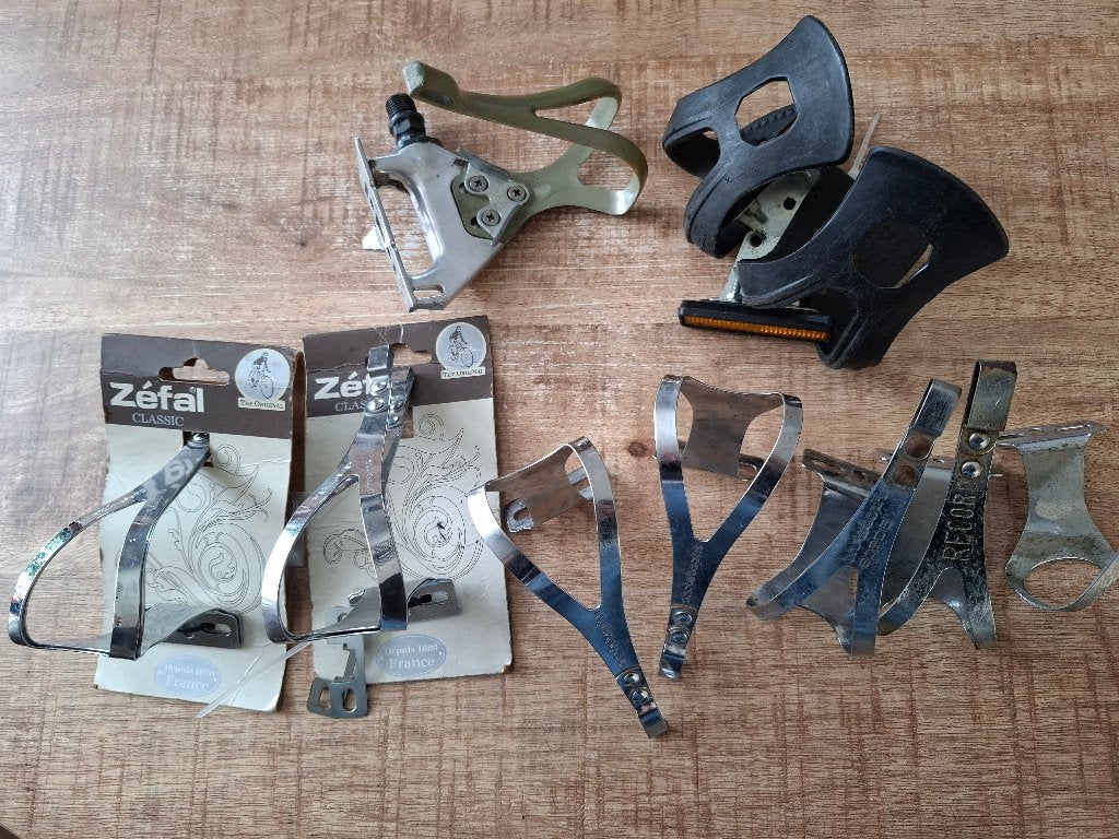 Diverse Retro TOECLIPS  VOETHAKEN., Ophalen, Gebruikt, Div., Oldtimerfiets