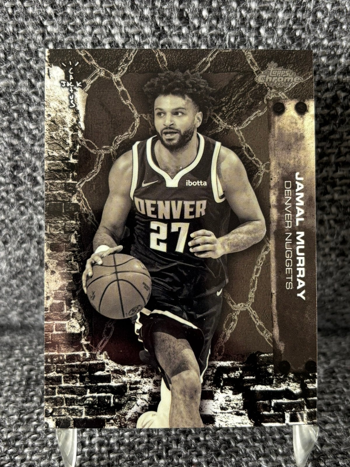 Jamal Murray Denver Nuggets Topps Cactus Jack NBA card, Ophalen of Verzenden, Nieuw, Plaatje