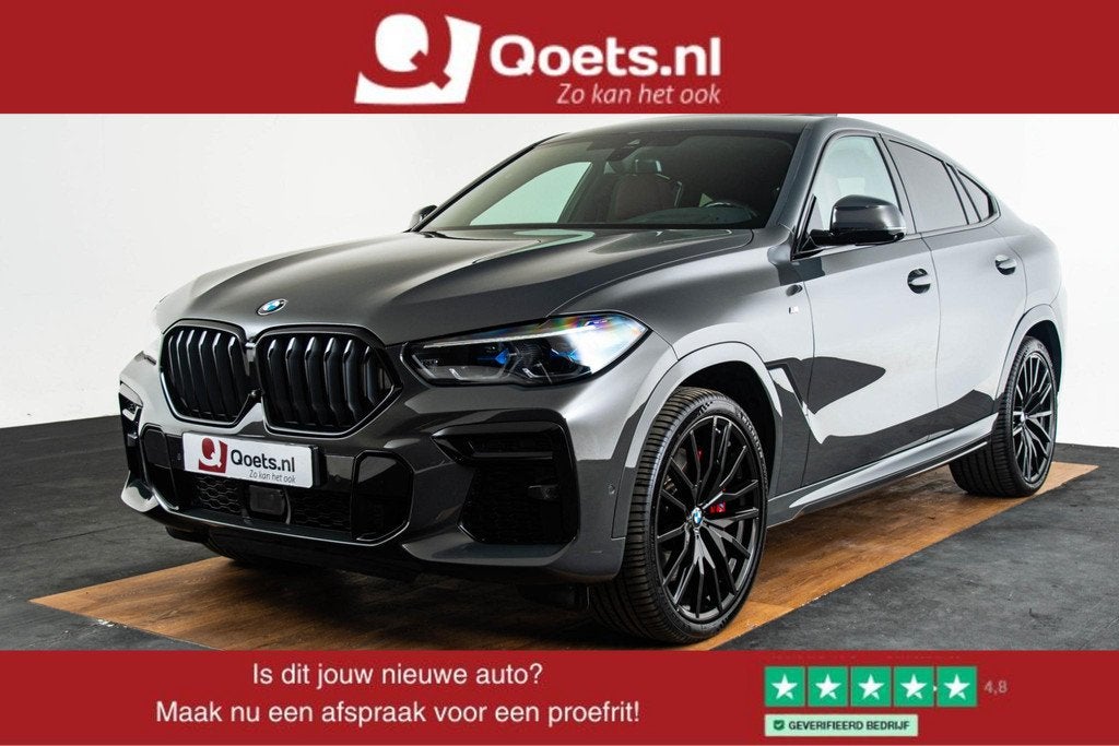 BMW X6 M50i High Executive Panoramadak - Comfortstoelen - Cr, 12 maanden, Gebruikt, 4395 cc, 530 pk