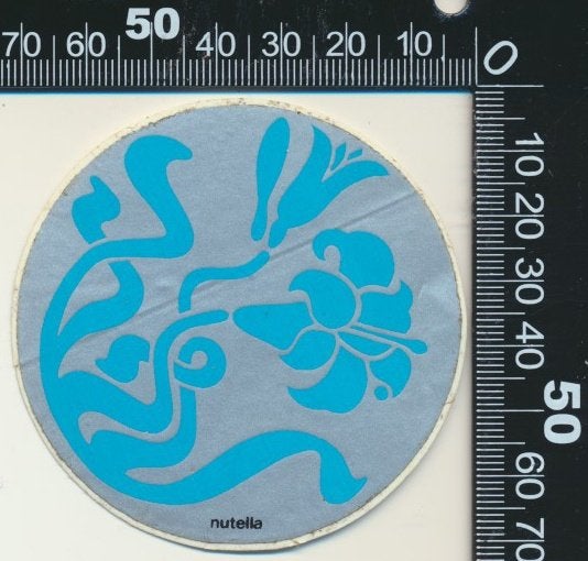 Sticker: Nutella, Verzenden, Zo goed als nieuw, Bedrijf of Vereniging