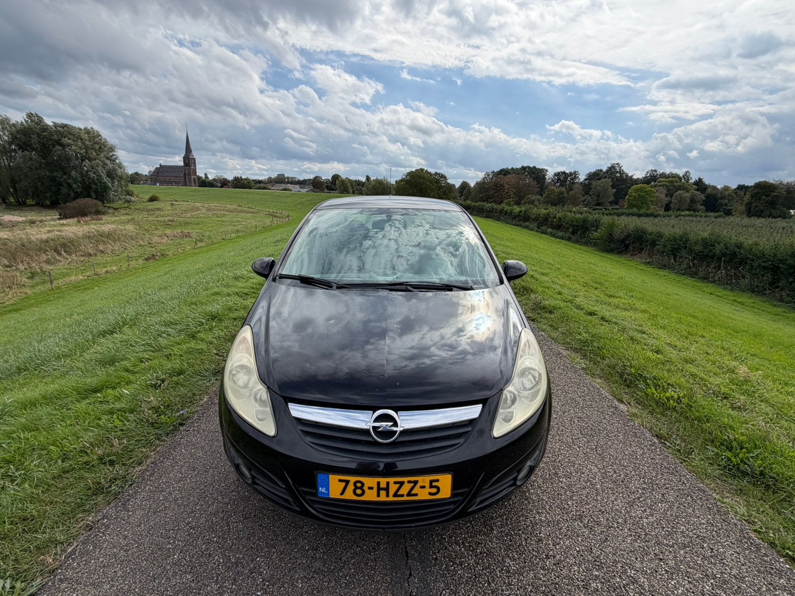 Opel Corsa 1.4 16V 5D 2009 Zwart, Auto's, Voorwielaandrijving, 1063 kg, 4 cilinders, Origineel Nederlands