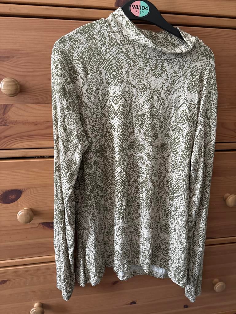 Encuentro trui met col en slangenprint maat M, Kleding | Dames, Maat 38/40 (M), Verzenden, Zo goed als nieuw, Lange mouw