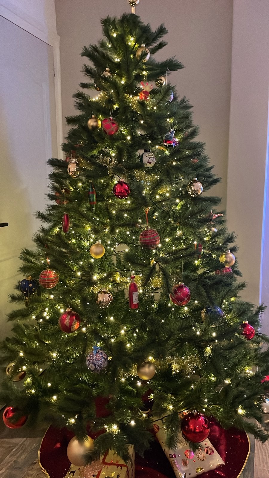 Kunst kerstboom 215 cm, Ophalen, Zo goed als nieuw