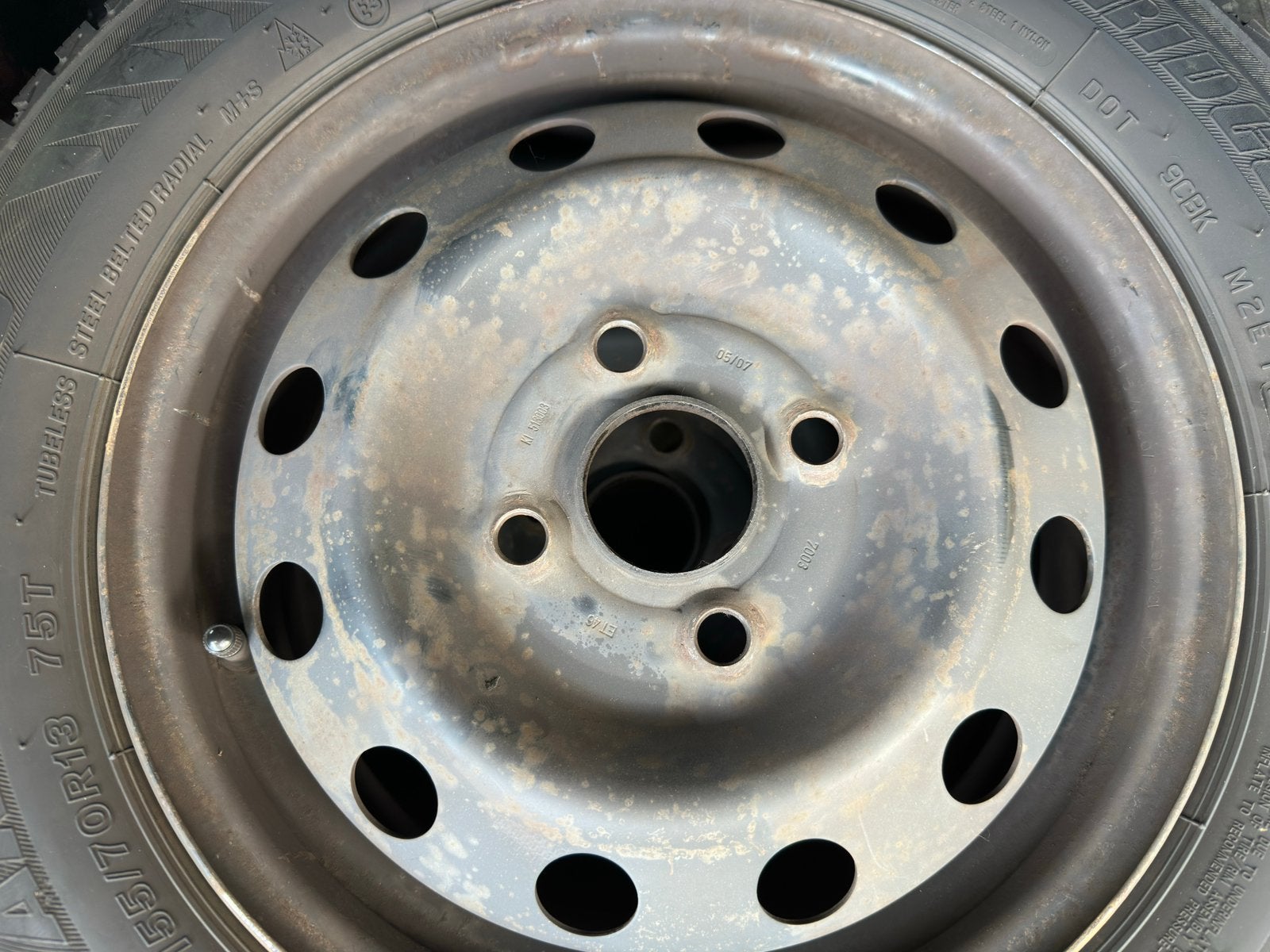 stalen velgen 13”, Auto-onderdelen, Ophalen, 155 mm, 13 inch, Banden en Velgen