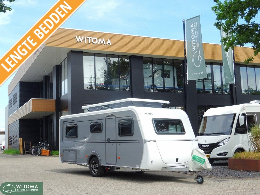 Eriba Feeling 442 Ook nog op voorraad, Caravans en Kamperen, Schokbreker, Standaardzit, Bedrijf, Tot en met 3