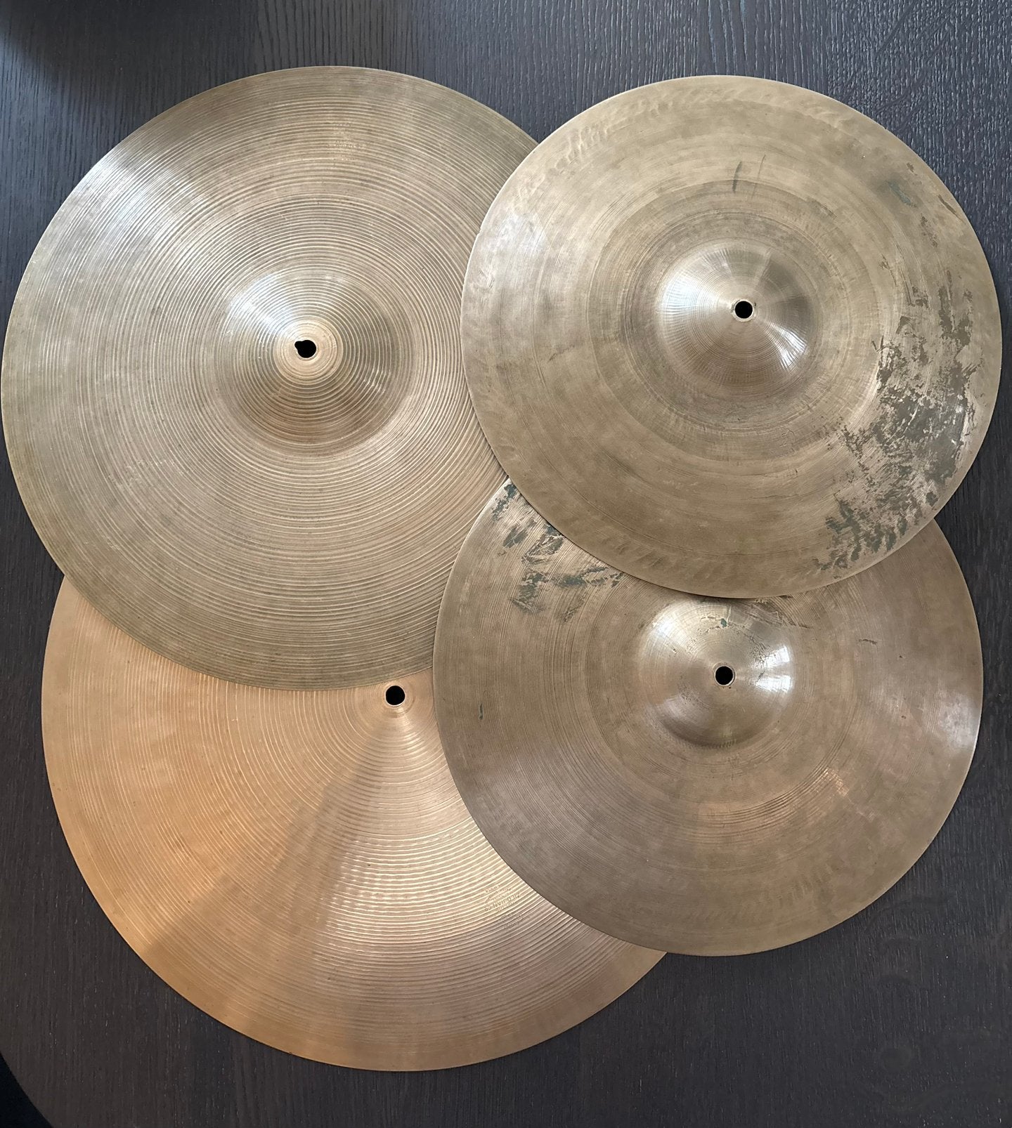 Vintage zildjian en turkse bekkens ride hihat crash, Ophalen of Verzenden, Gebruikt, Overige merken