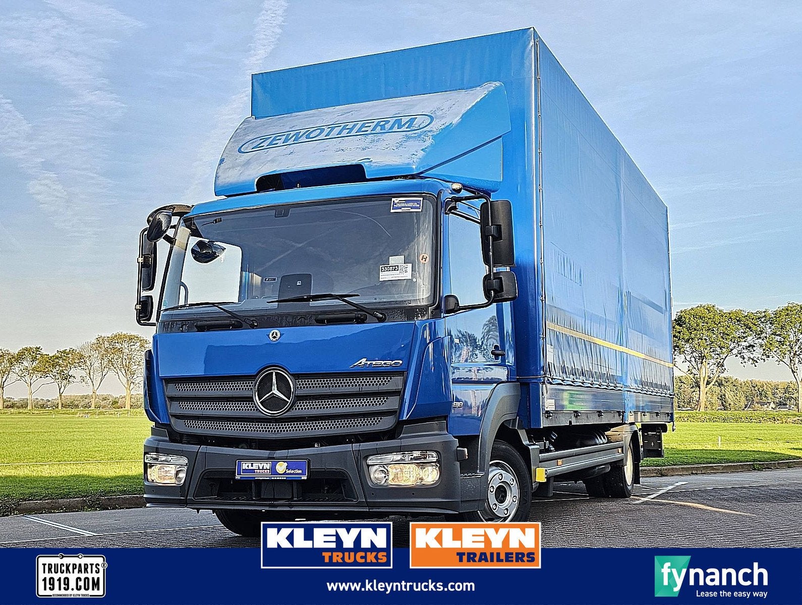 MERCEDES-BENZ ATEGO 818 airco taillift, Auto's, Euro 6, Mercedes-Benz, Bedrijf, 177 pk