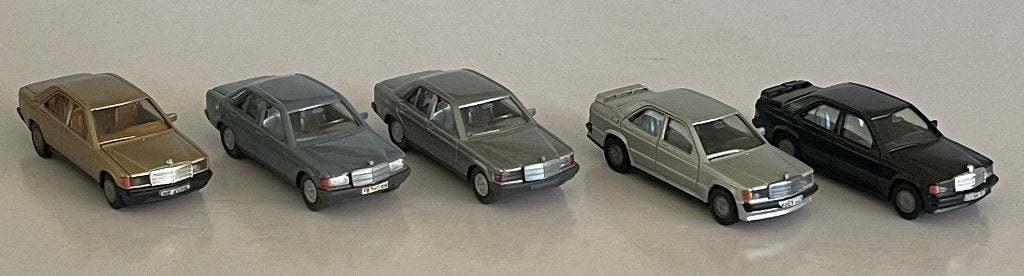 Wiking/Herpa: Mercedes 190E, Ophalen of Verzenden, Gebruikt, Auto, Herpa