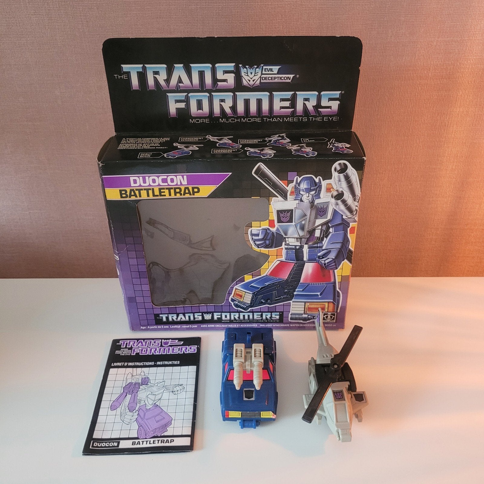 Transformers g1 duocon battletrap, Verzamelen, Transformers, G1, Ophalen of Verzenden, Zo goed als nieuw, Autobots