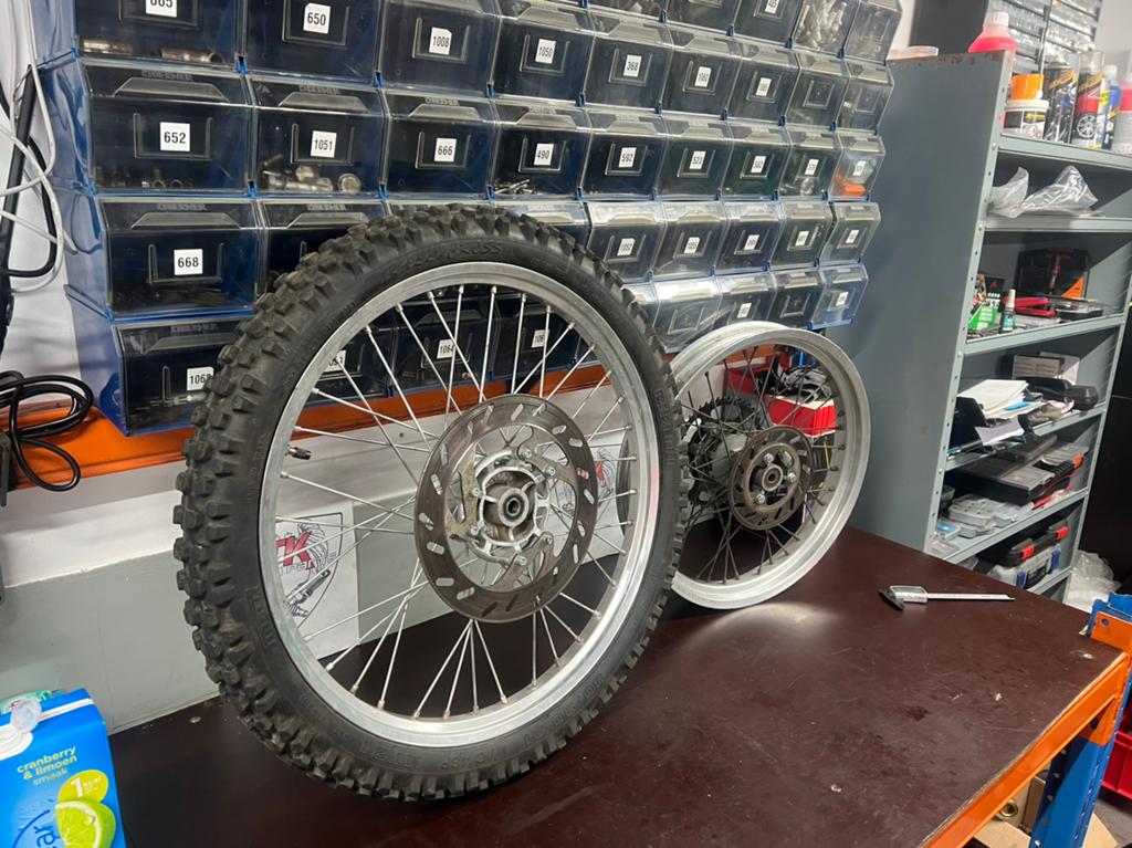 Derbi drd crossvelgen set 15mm asmaat, Ophalen, Gebruikt, Overige typen, Nvt