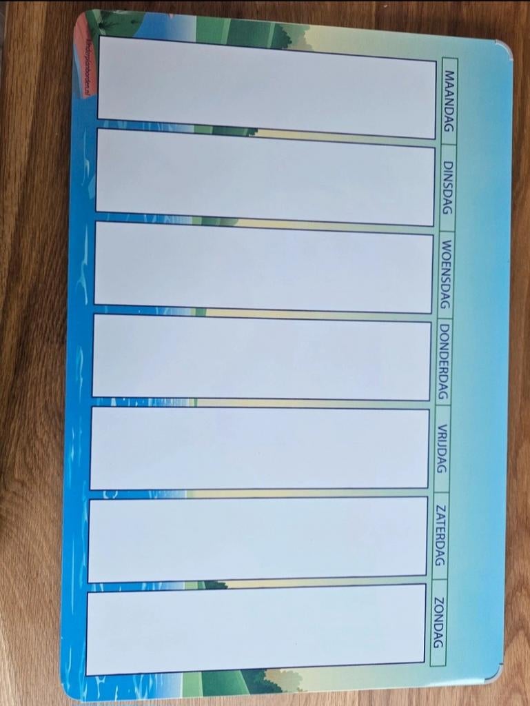 Planbord kind structuur met magneten, Kinderen en Baby's, Speelgoed | Educatief en Creatief, Ophalen of Verzenden, Zo goed als nieuw