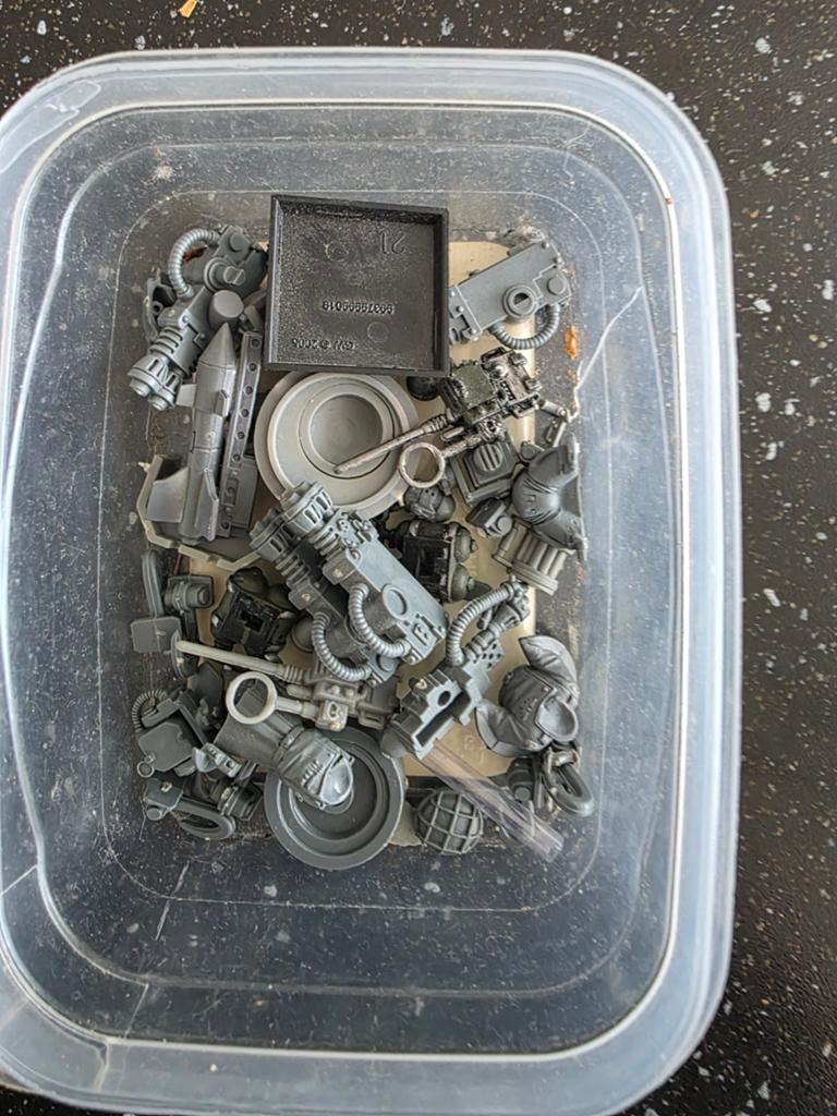 40k Astra Militarum Tank Onderdelen en Wapens, Overige merken, Gebruikt, Ophalen of Verzenden, Tank