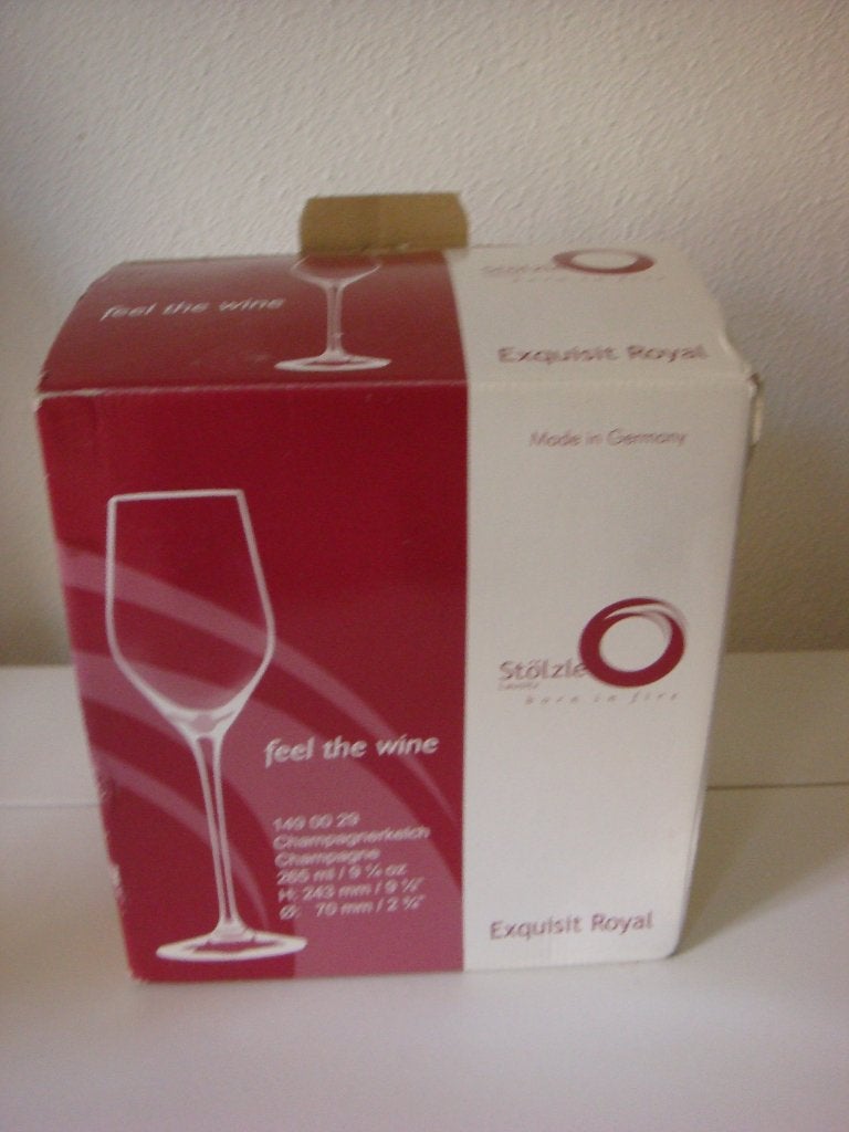 Champagne glazen in verpakking, Verzamelen, Glas en Borrelglaasjes, Ophalen, Nieuw, Overige typen