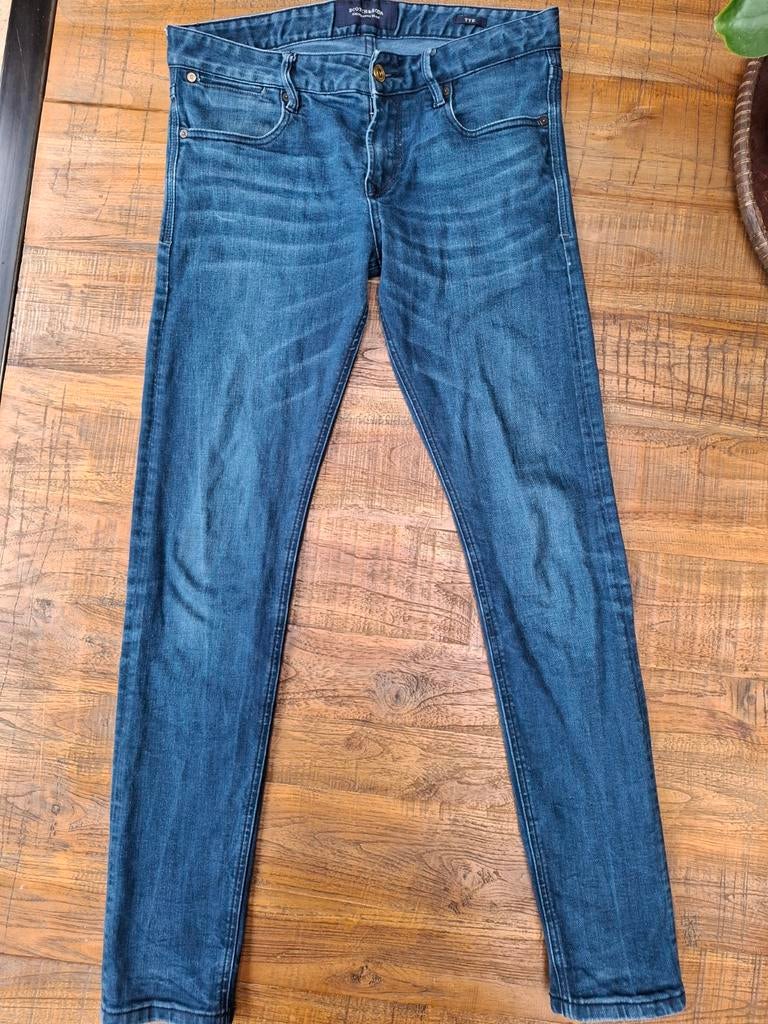 Scotch & Soda TYE heren spijkerbroek maat 31 - 34, Blauw, W32 (confectie 46) of kleiner, Ophalen of Verzenden, Zo goed als nieuw