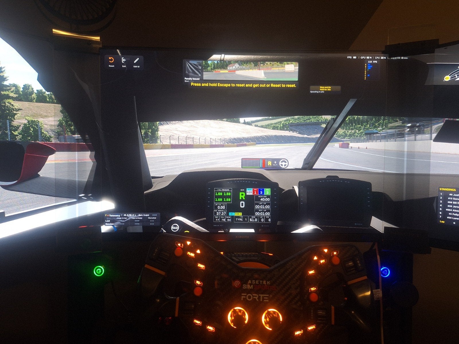 Simrig Monitor Bezel-Free Kit, Computers en Software, Ophalen of Verzenden, Nieuw, Gaming