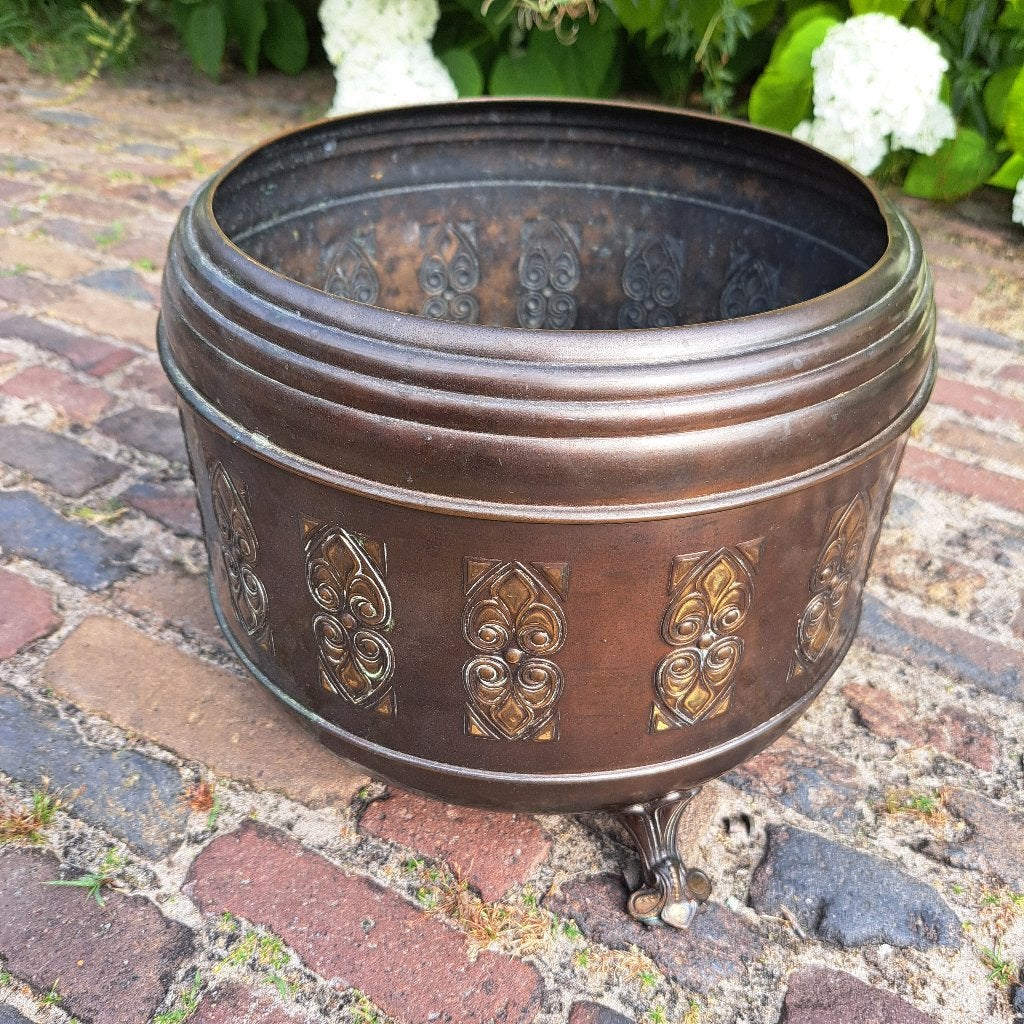 Plantenpot Daalderop Jugendstil, Ophalen, Koper