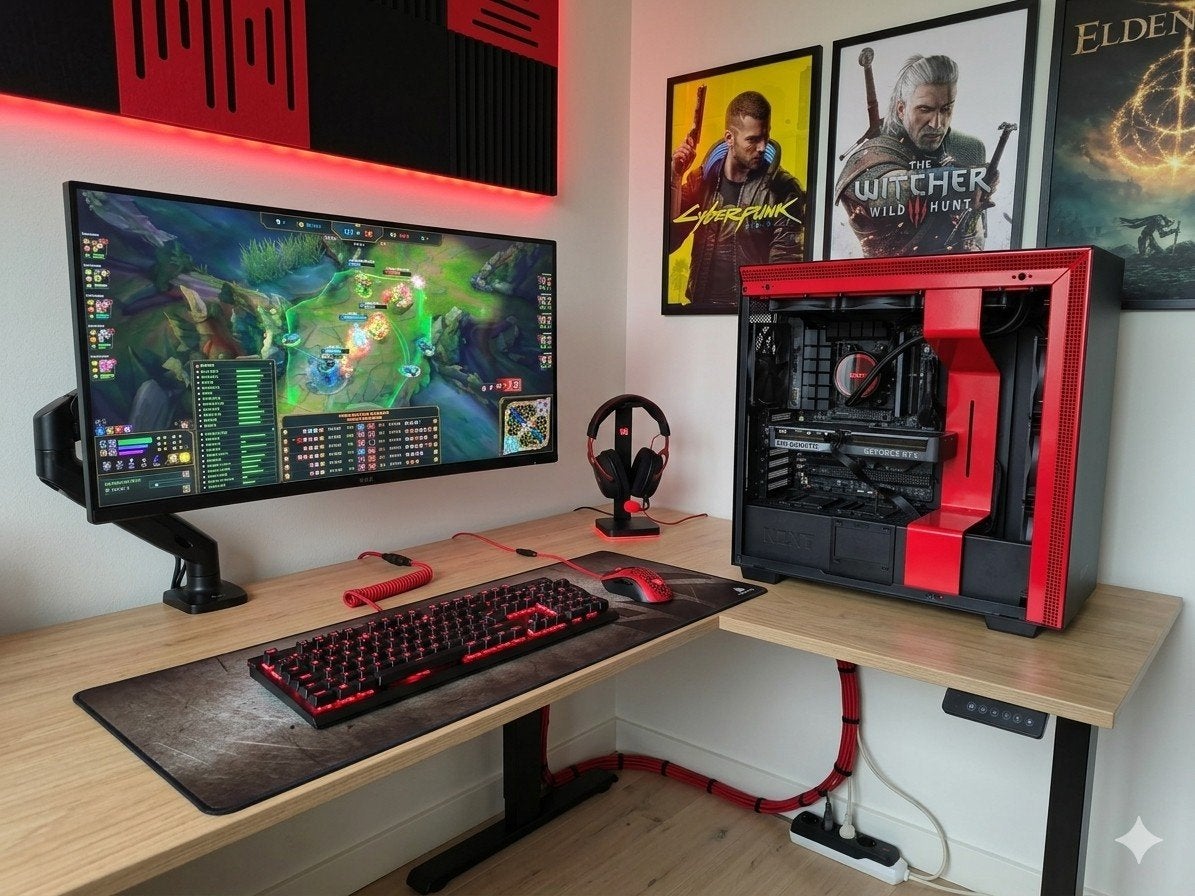 Perfect Gaming PC Ryzen 7500 RTX 5060 Ti 16gb, Spelcomputers en Games, Ophalen