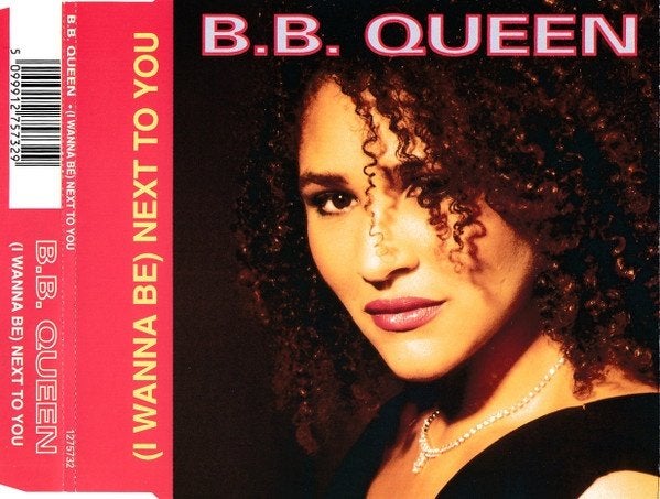 BB QUEEN CD SINGLE I WANNA BE NEXT TO YOU, Ophalen of Verzenden, Zo goed als nieuw, Pop