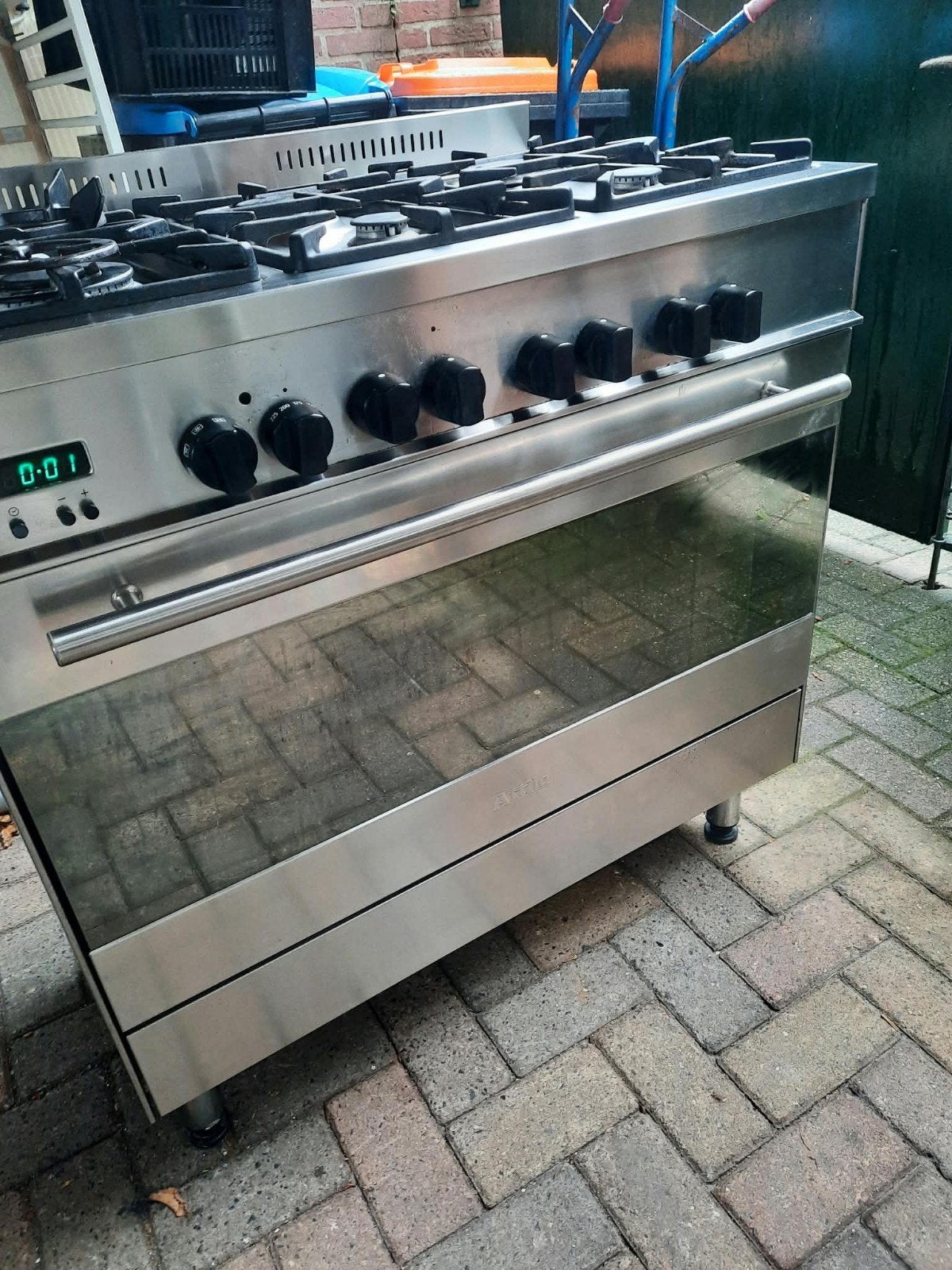 fornuis 6 pits, Ophalen, Gebruikt, 60 cm of meer, Gas