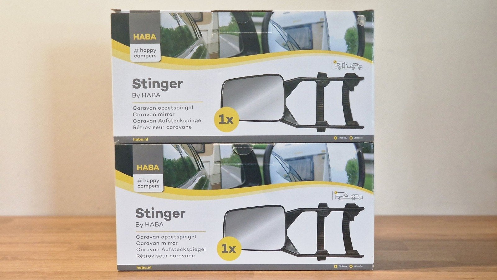 2x HABA Stinger Caravan Opzetspiegel - Nieuw in doos, Ophalen of Verzenden, Nieuw