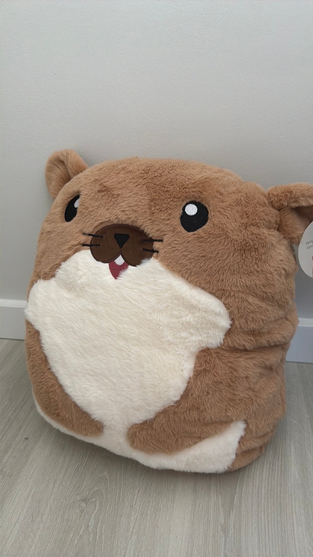 Optidee hamster knuffel + deken, Ophalen of Verzenden, Nieuw, Kleed of Kussen