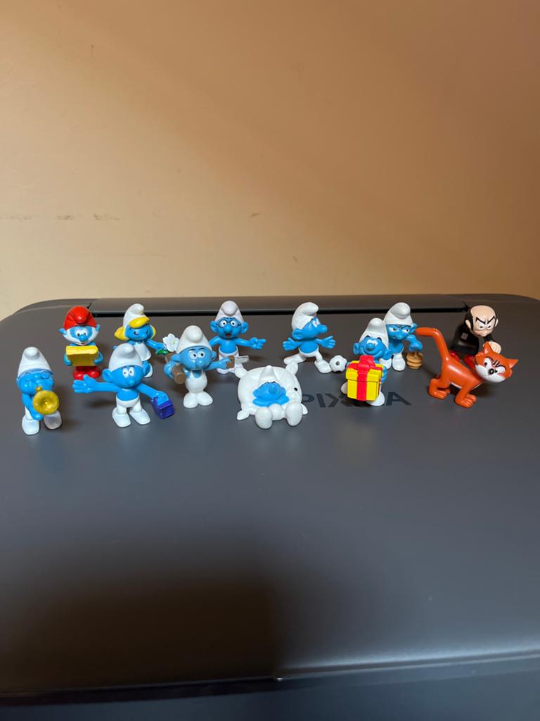 Smurfenfiguurtjes, Verzamelen, Ophalen of Verzenden, Gebruikt, Verschillende Smurfen, Poppetje, Figuurtje of Knuffel