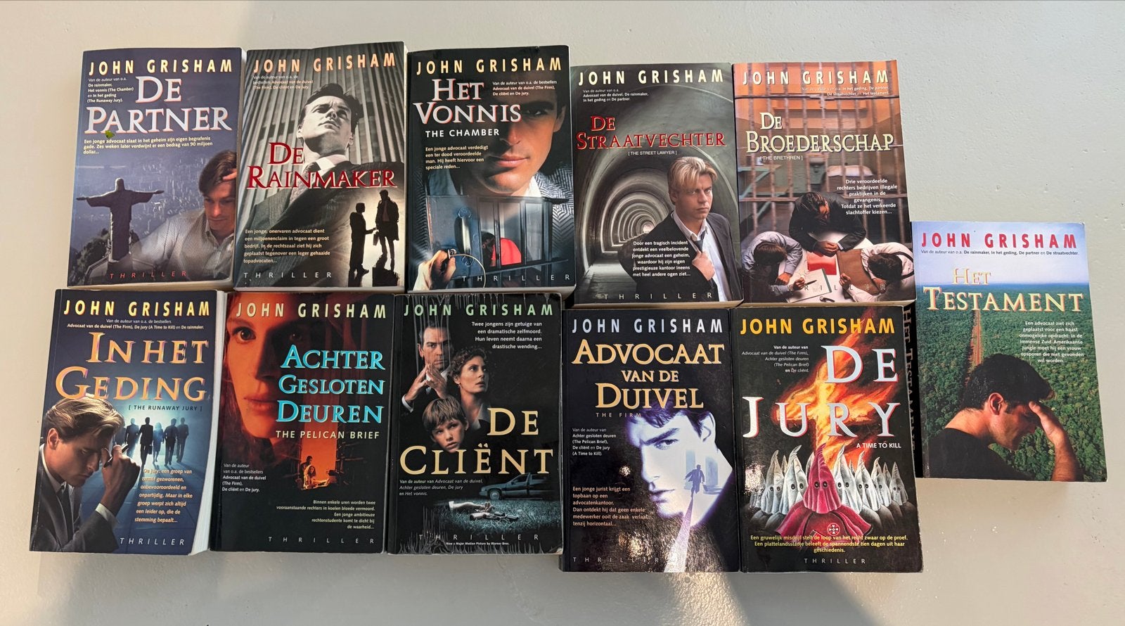 11 x John Grisham boek, Ophalen of Verzenden, Gelezen, Nederland
