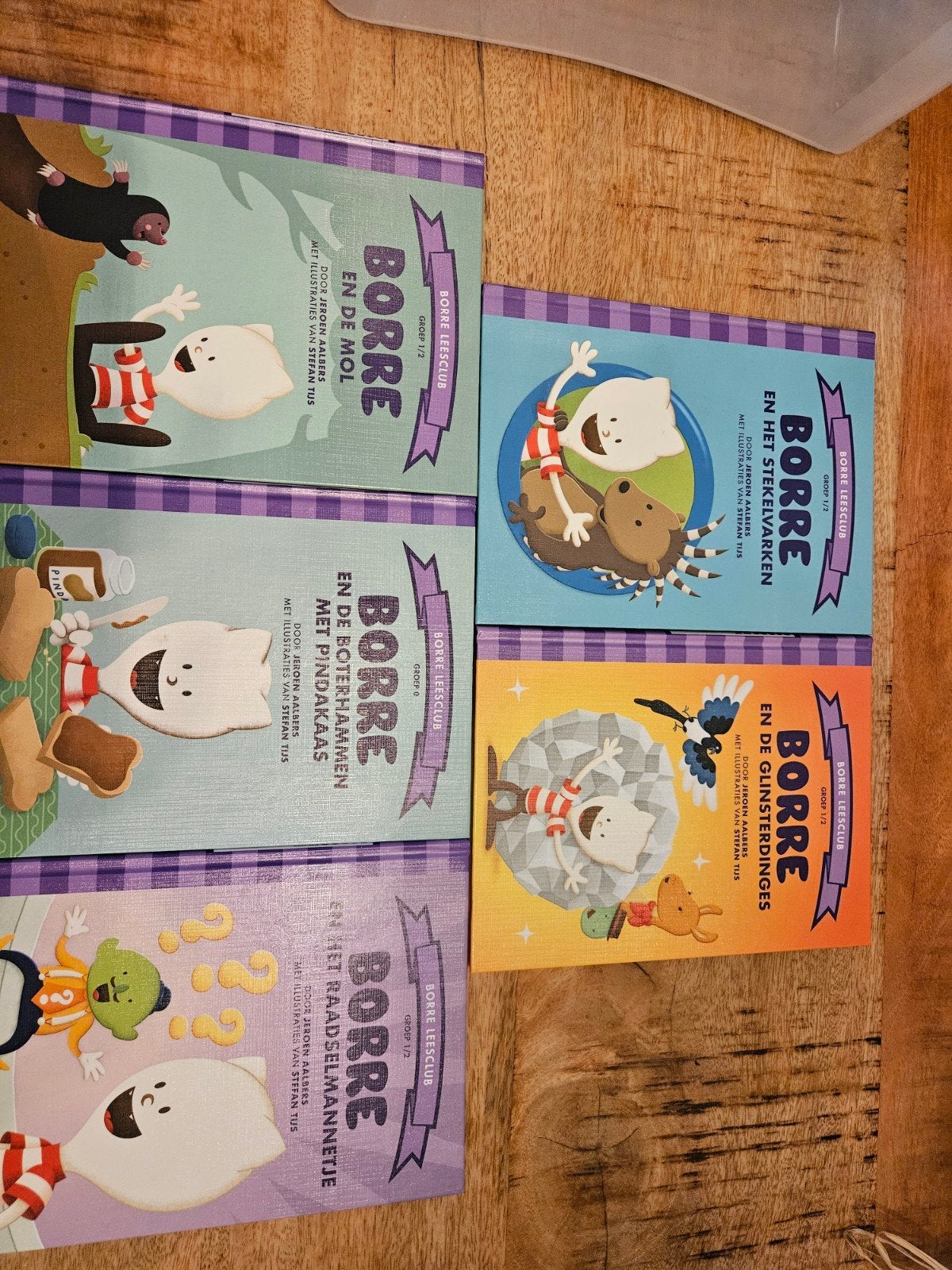 Borre Leesclub Boekjes - Set van 5, Boeken, Kinderboeken | Kleuters, Gelezen, Fictie algemeen, Jongen of Meisje, Ophalen of Verzenden