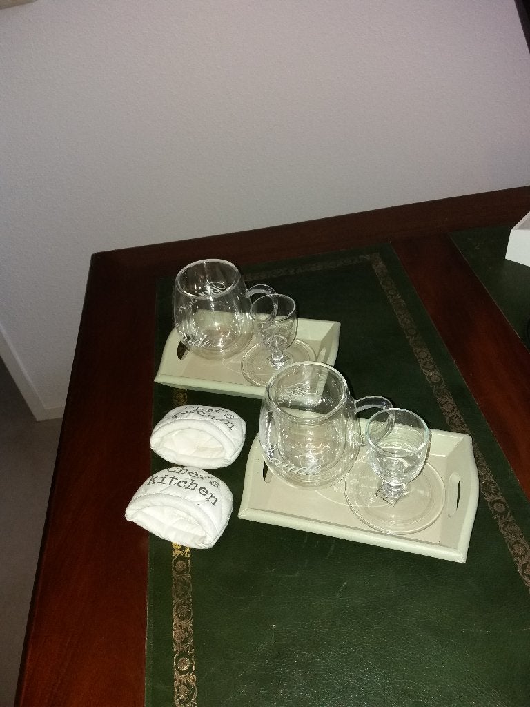 Riviera Maison Ontbijt set, Huis en Inrichting, Keuken | Servies, Overige typen, Ophalen of Verzenden, Overige stijlen, Glas