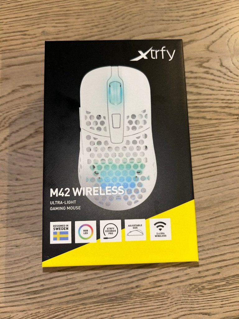 Xtrfy M42 Wireless Gaming Muis - Nieuw in ongeopende doos, Computers en Software, Muis, Info@xtrfy.com, Gaming muis, Onbekend