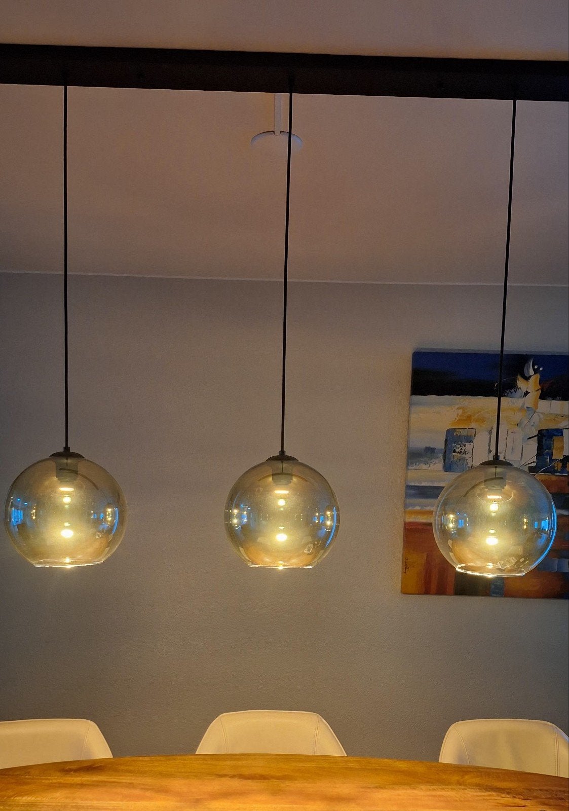 Eetkamer hanglamp, Huis en Inrichting, Lampen | Hanglampen, Ophalen, Gebruikt