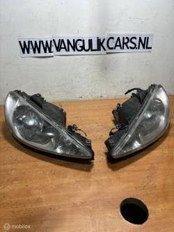 Koplampen set Peugeot 206 SW ('02-'07), Auto-onderdelen, Verlichting, Gebruikt, Ophalen of Verzenden, Peugeot, Peugeot