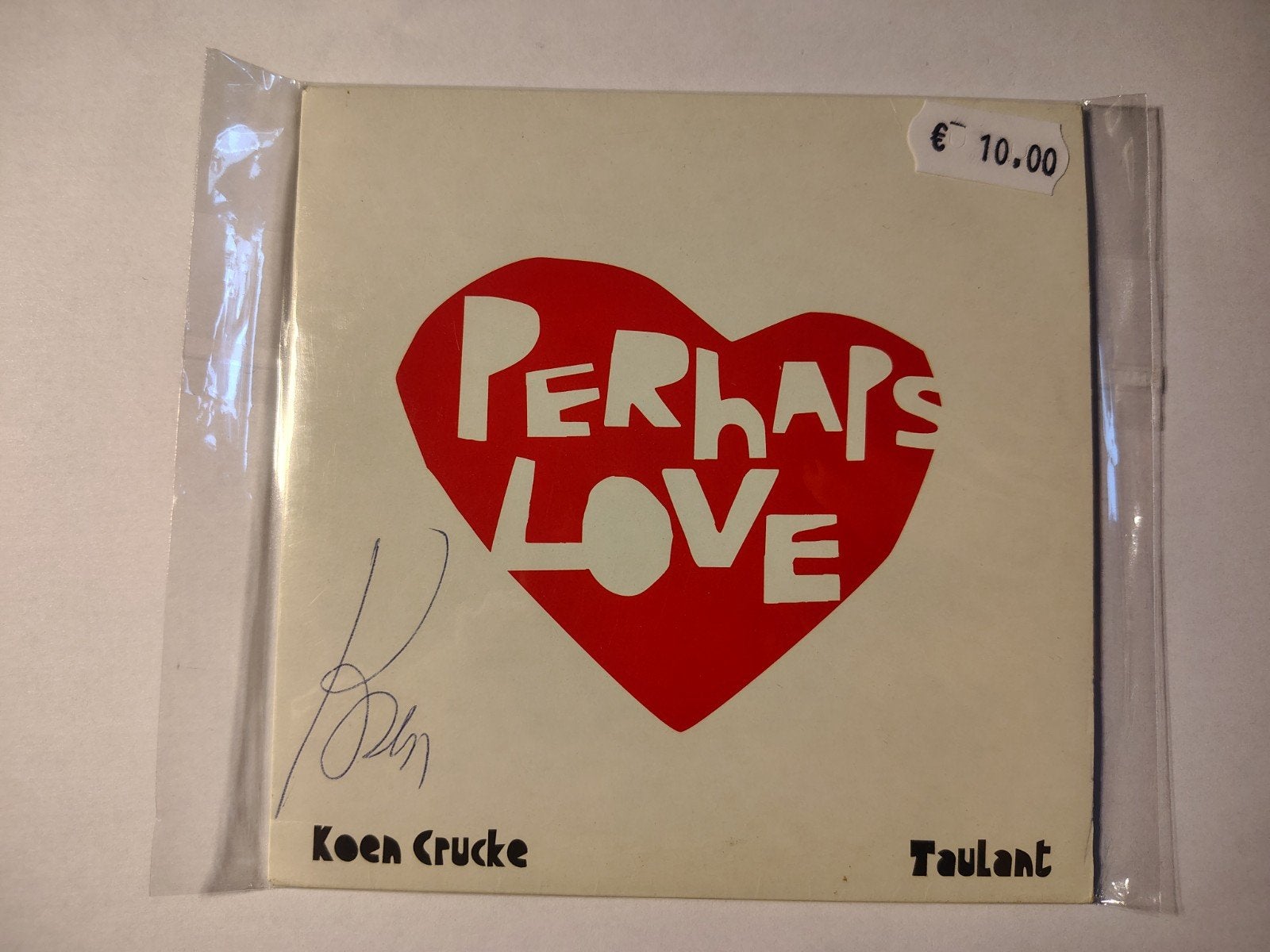 Koen Crucke - Perhaps Love GESIGNEERD, Ophalen of Verzenden, Zo goed als nieuw