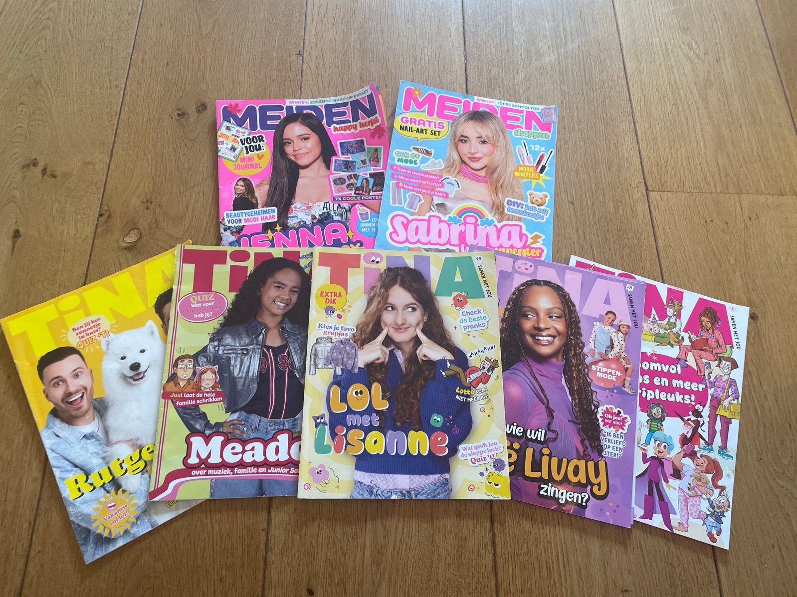 Tina en Meiden magazines + gratis tasje, Boeken, Tijdschriften en Kranten, Ophalen of Verzenden, Zo goed als nieuw, Damesbladen