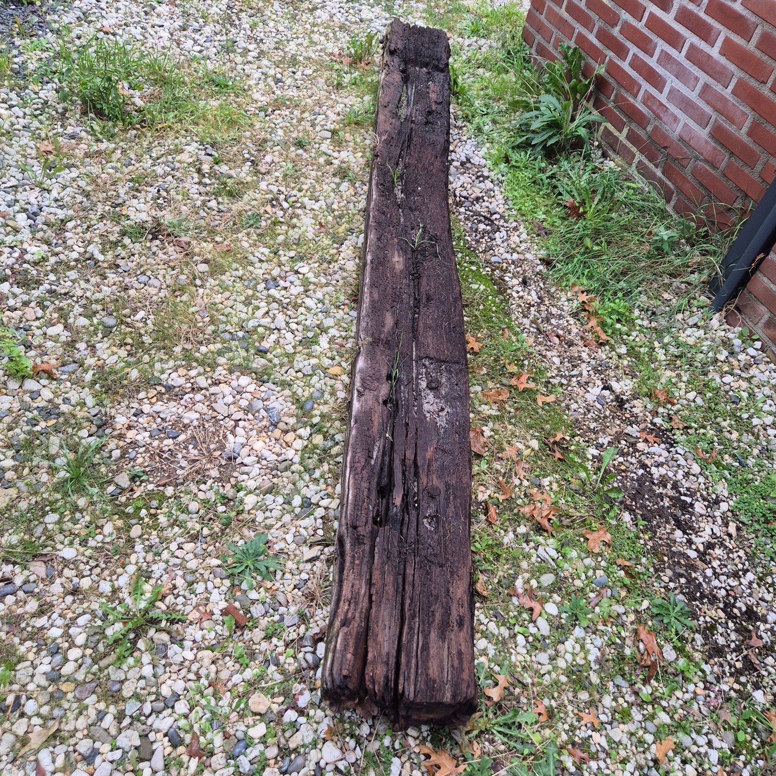 Oude houten bielzen voor tuin of decoratie, Tuin en Terras, Ophalen, Gebruikt, Biels, 200 cm of meer