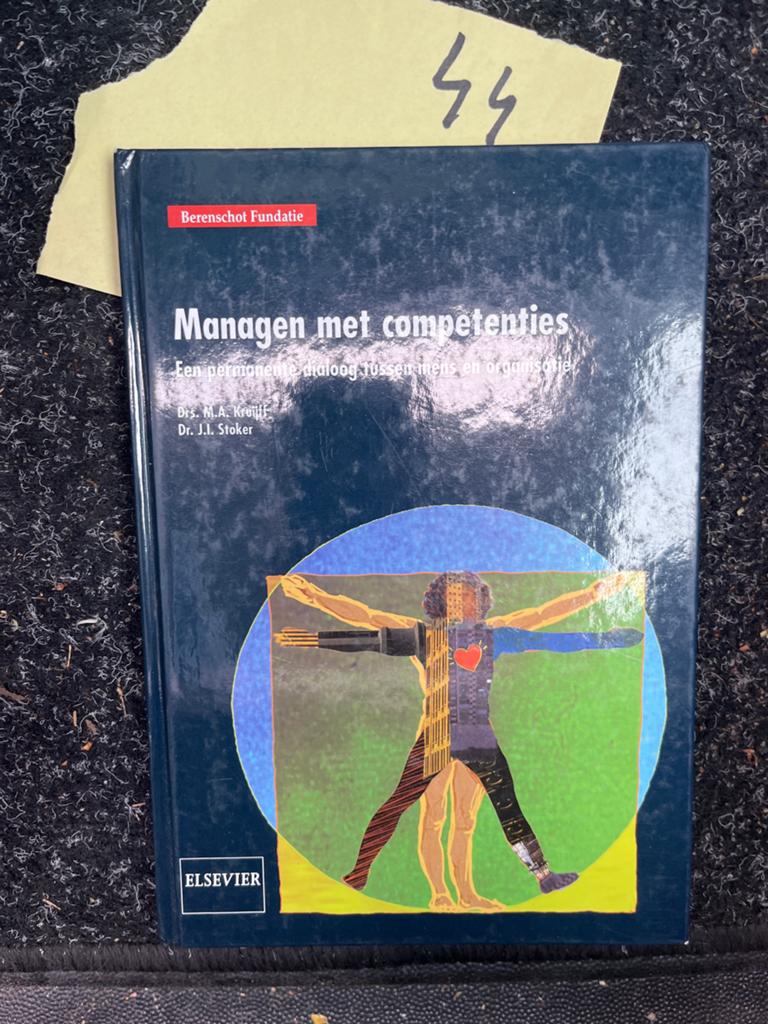 Managen met competenties - Drs. M.A. Kruijff & Dr. J.I. Stok, Boeken, Studieboeken en Cursussen, Ophalen of Verzenden, Gamma, Zo goed als nieuw