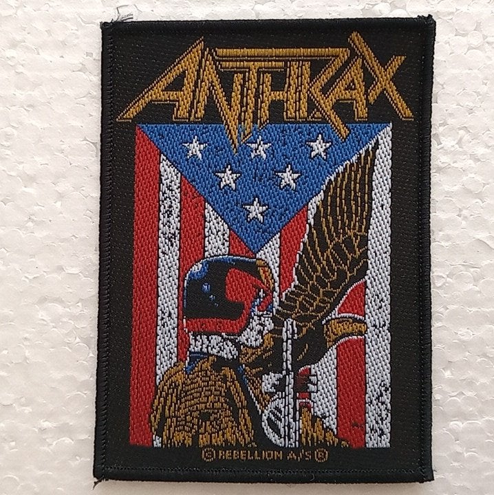 Anthrax zeer mooie nieuwe patch a313 -- 7.5x10 cm metal, Ophalen of Verzenden, Nieuw, Kleding