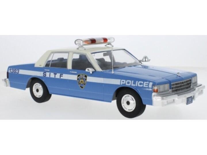 Chevrolet Caprice NYPD New York 1987 Schaal 1:18, Overige merken, MCG, Nieuw, Ophalen of Verzenden