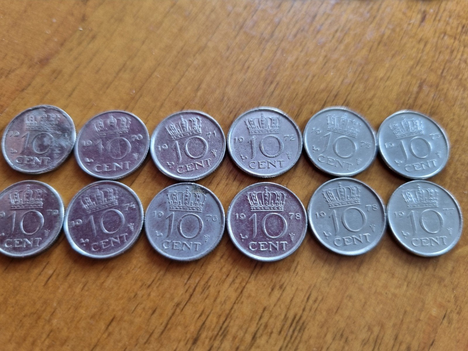 Collectie 26x Nederlandse 10 cent munten Koningin Juliana, Postzegels en Munten, Munten | Nederland, Ophalen of Verzenden, Koningin Juliana