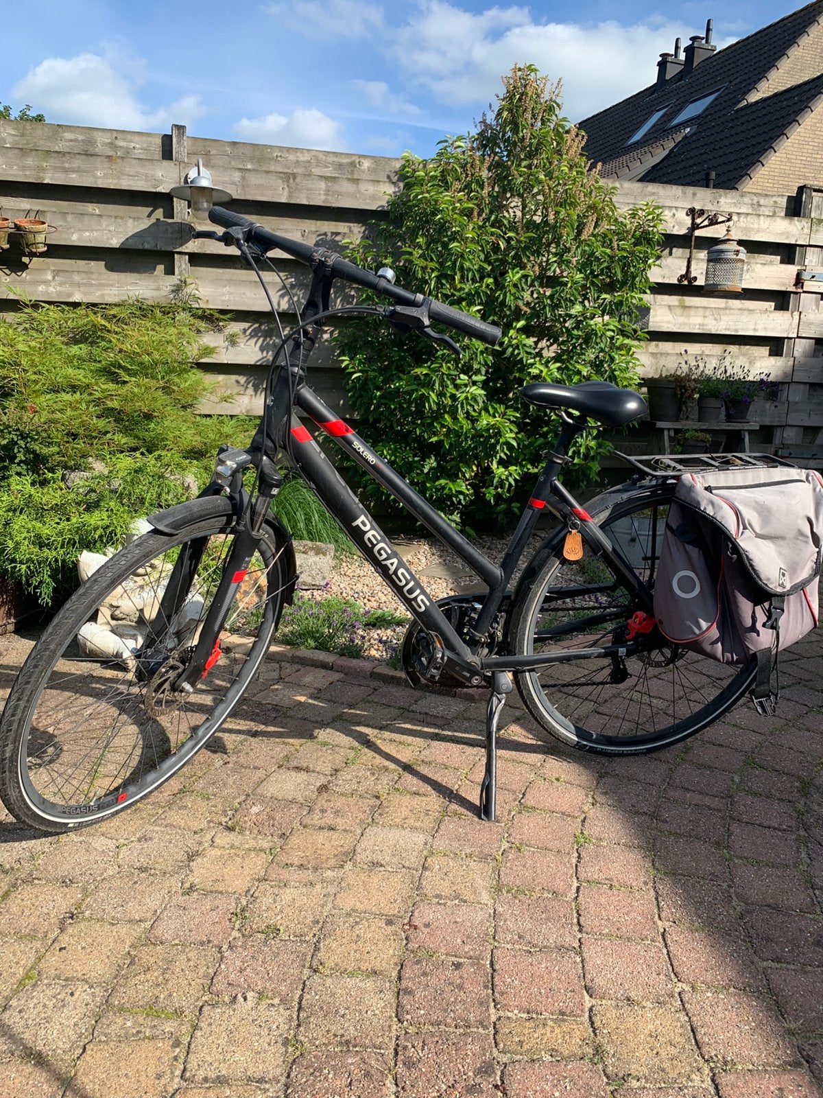 Damesfiets Pegasus., 28 inch, Gebruikt, Schijfrem, Ophalen
