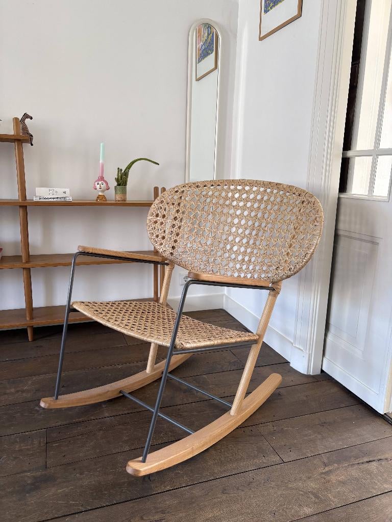 Ikea GRÖNADAL schommelstoel, Huis en Inrichting, Stoelen, Ophalen, Gebruikt, Overige kleuren, Hout