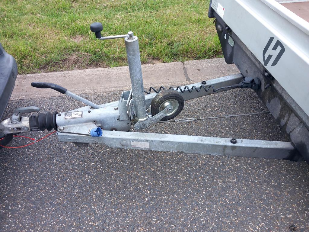 henra plateauwagen 400x200, Gebruikt