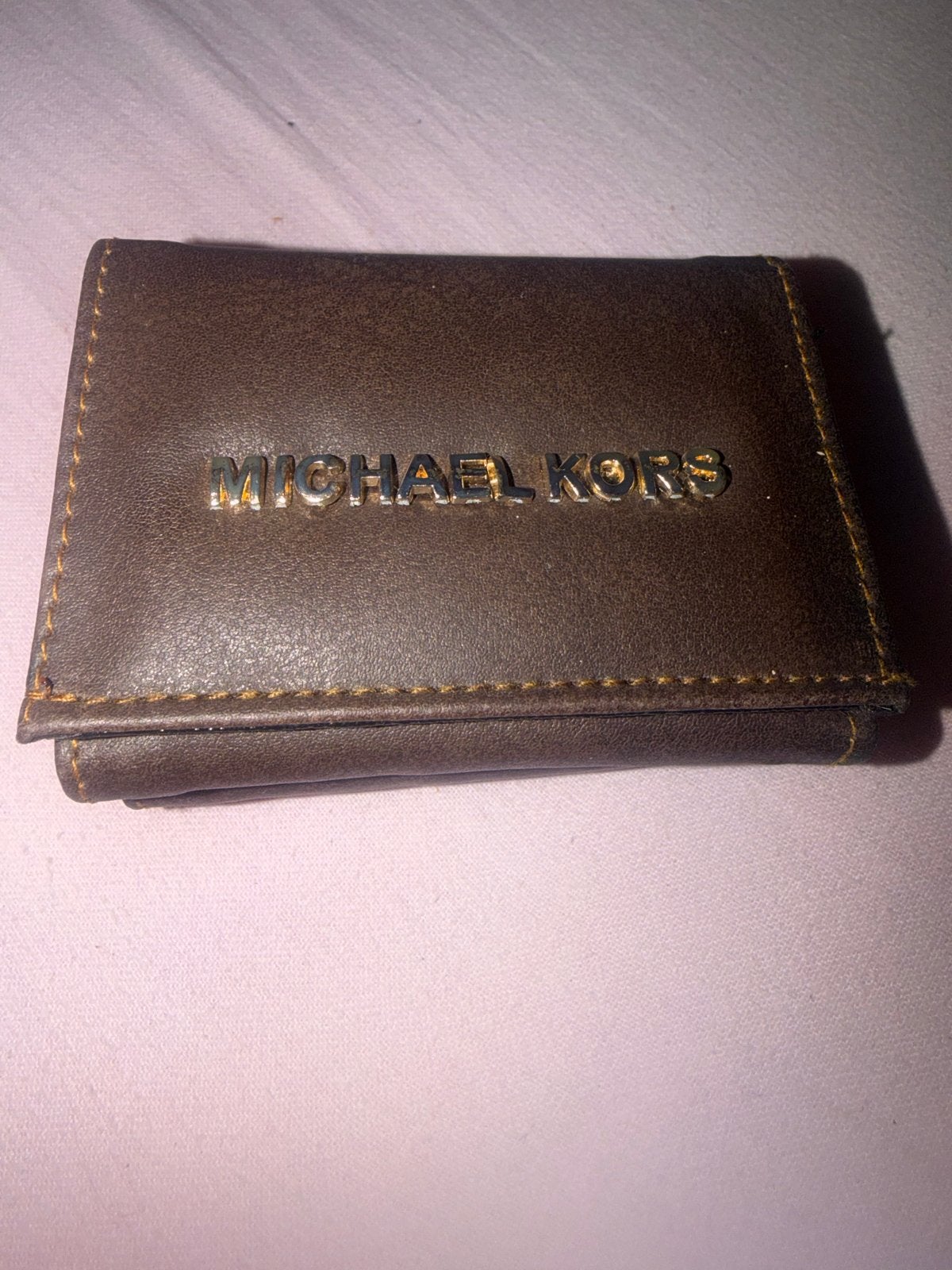 Nieuwe Michael Kors portemonnee - Bruin leer, Sieraden, Tassen en Uiterlijk, Portemonnees, Overige merken, Bruin, Nieuw, Ophalen of Verzenden