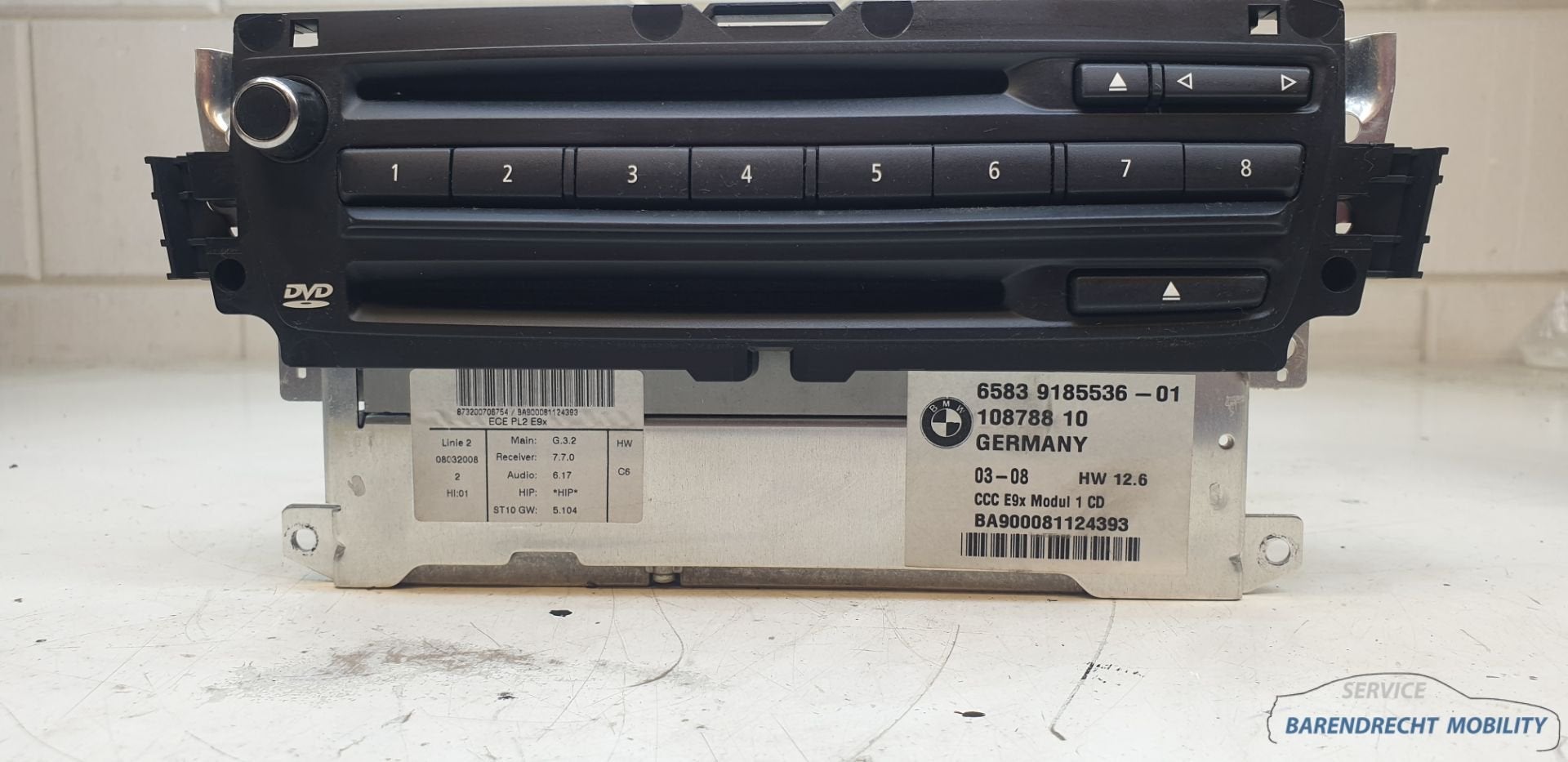CCC Navigatie module E90 3 serie BMW professional 9185536 DV, Petuelring 130
80788  Munich, DE, Gebruikt, Info@bmw.de, Ophalen of Verzenden