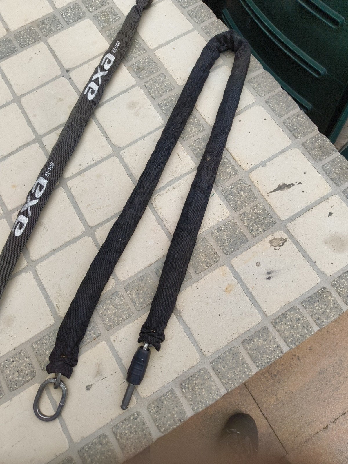 AXA insteekketting 130 cm, Ophalen, Gebruikt