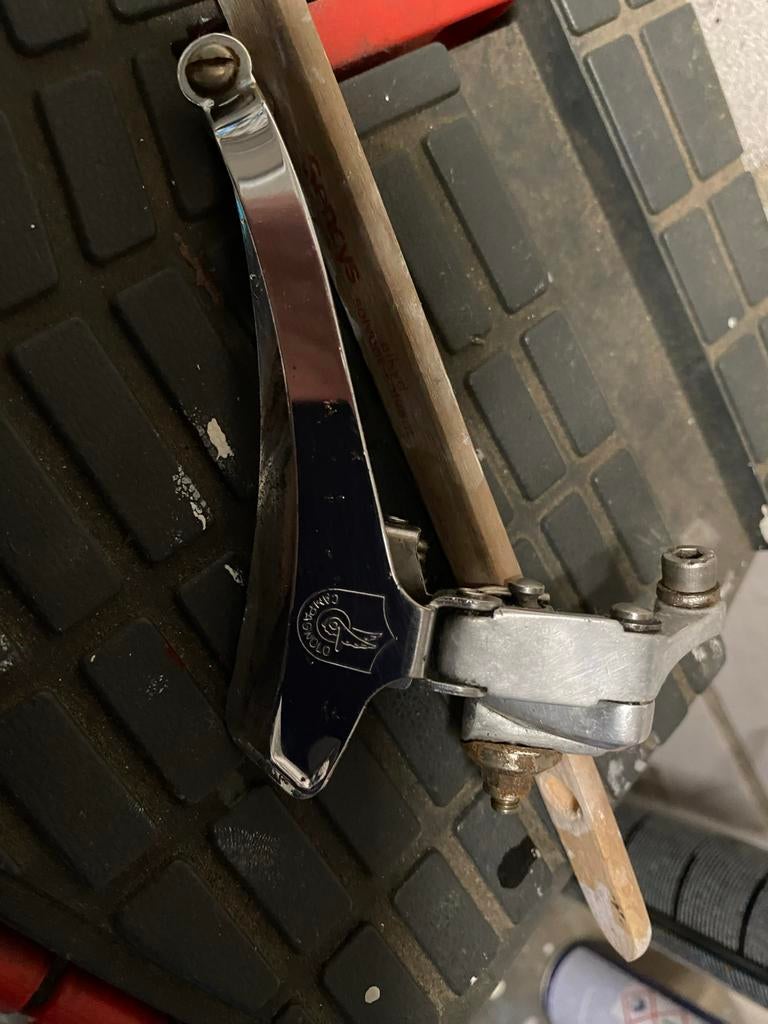 Campagnolo Record Derailleur, Gebruikt, Ophalen of Verzenden, Derailleur of Ketting, Aluminium
