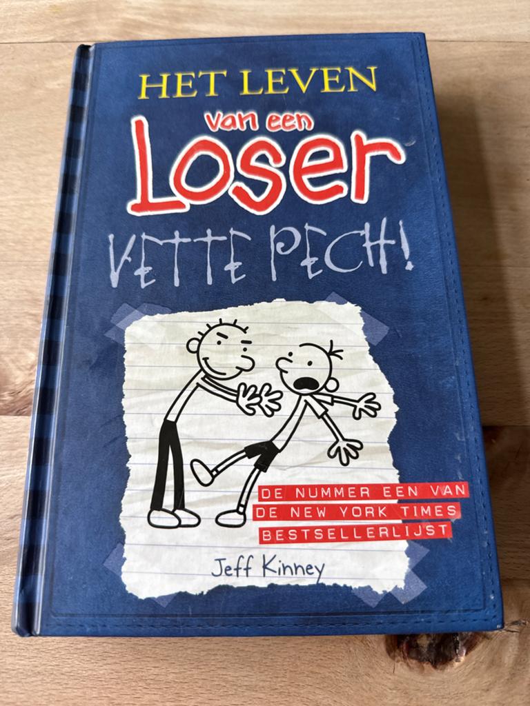Het Leven van een Loser: Vette Pech! - Jeff Kinney, Ophalen of Verzenden, Zo goed als nieuw