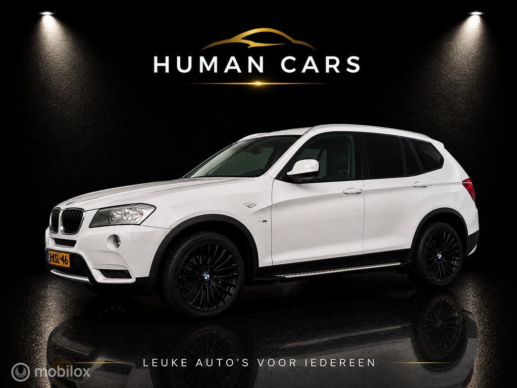 BMW X3 xDrive20d High Executive M pakket uitgevoerd Trekhaak, Auto's, BMW, Automaat, Euro 5, 2000 kg, Automatische klimaatregeling