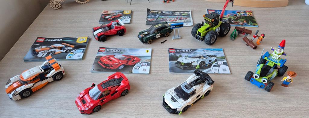 Verzameling Lego voertuigen, Lego, Ophalen of Verzenden, Complete set, Compleet